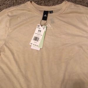 Adidas prime Green Rolled Sleeve shirt XS